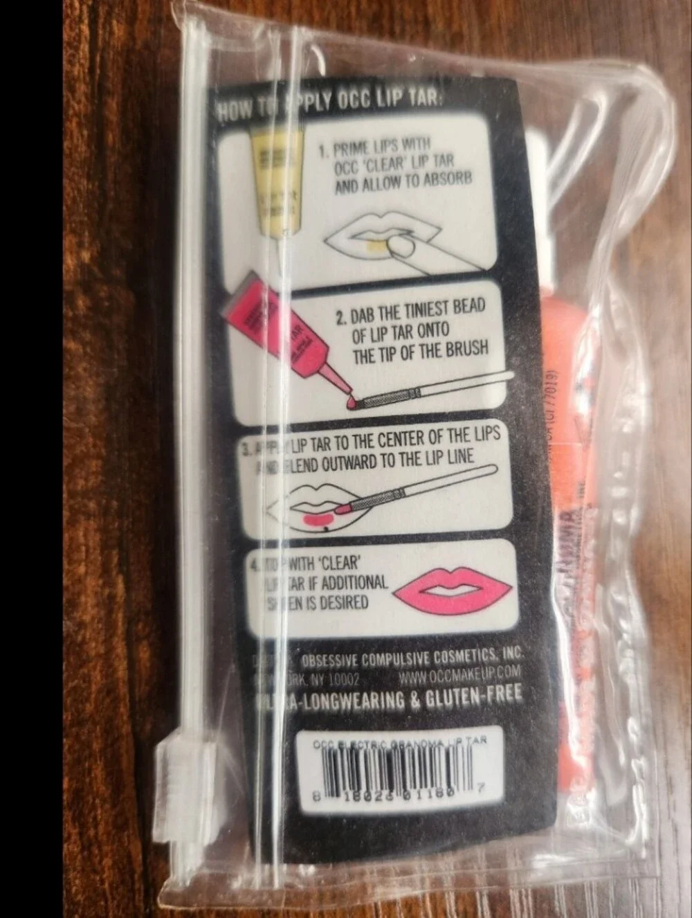 OCC Lip Tar Electric Grandma W/ Brush Full Size Discontinued Rare